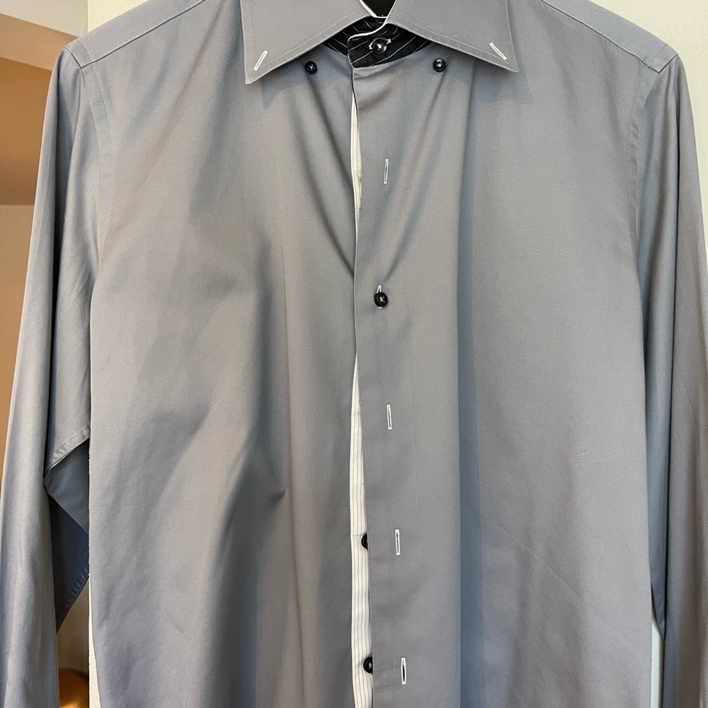 Mens fine 7-Camicie dress shirt from London.  Worn twice, no issues